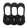 Polo Ralph Lauren 93246911 Women's Socks, 3 Pair Set, Foot Pile, One Point, Cover Socks, Unisex Adult