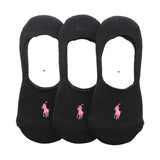 Polo Ralph Lauren 93246911 Women's Socks, 3 Pair Set, Foot Pile, One Point, Cover Socks, Unisex Adult