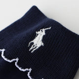 Polo Ralph Lauren 04803763 Children's Folding Picot Sewing Machine Short Socks, Unisex Children
