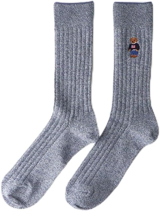 Polo Ralph Lauren 02012450 Men's Polo Bear, Rib Socks, Men's