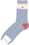 Calvin Klein 02542268 Cool Links Switching Sole Pique Knit Mid-Length Casual Socks Men's Socks, Present, Gift, 72. Wistalia, 9.8-10.6 inches (25-27 cm), 72. Wisstaria, 25.0-27.0 cm