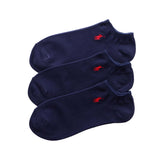Polo Ralph Lauren 92022800 Socks (3 Pair Set) Polo Ralph Lauren, Smooth and Comfortable Pique Knit Sneaker-Length Socks, 3 Pair Set, Men's, Women's, Unisex
