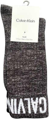 カルバン・クライン ビジネスソックス2足セット|クルー丈紳士靴下【ギフト
