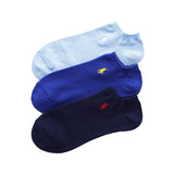 Polo Ralph Lauren 92022800 Socks (3 Pair Set) Polo Ralph Lauren, Smooth and Comfortable Pique Knit Sneaker-Length Socks, 3 Pair Set, Men's, Women's, Unisex