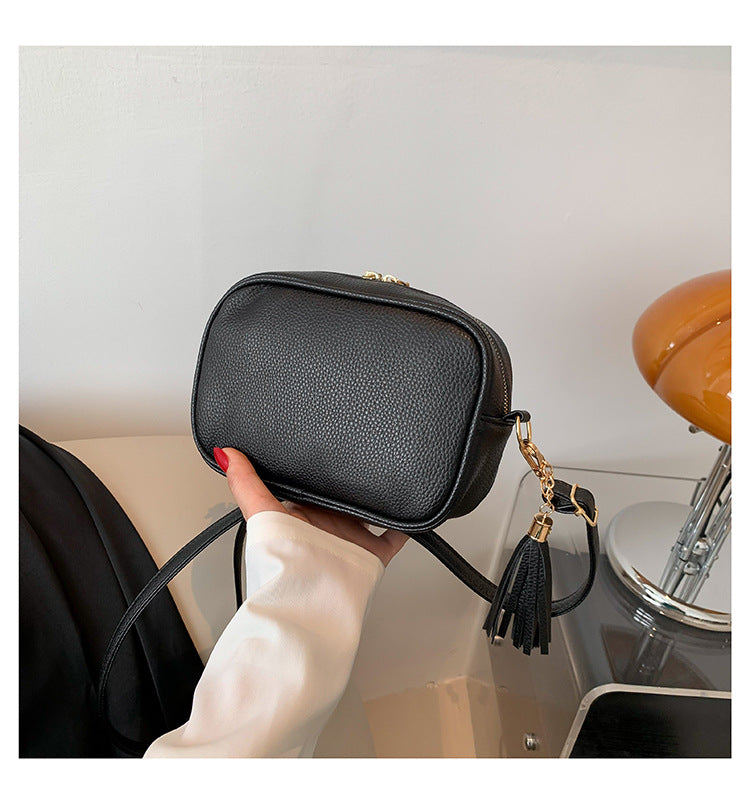 レトロミニ_レトロシンプル 2WAY ミニスクエア ショルダー/クロスボディバッグ