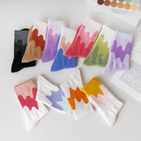 ジェラートソックス_レディース アイスクリームカラー チューブソックス