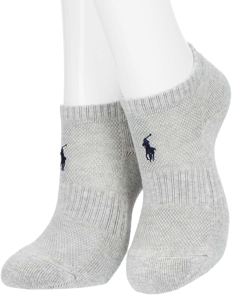 Polo Ralph Lauren 03207894 Women's Socks, Organic Cotton, Sole Pile, One Point, Sneaker Socks