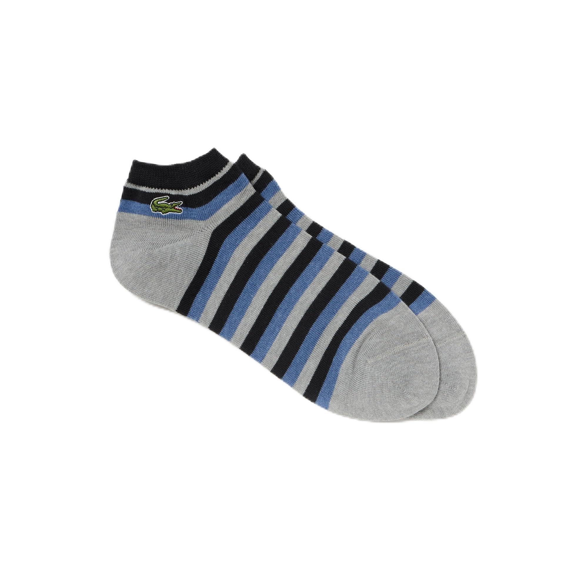 Lacoste Men's Multi-Border Ankle Socks