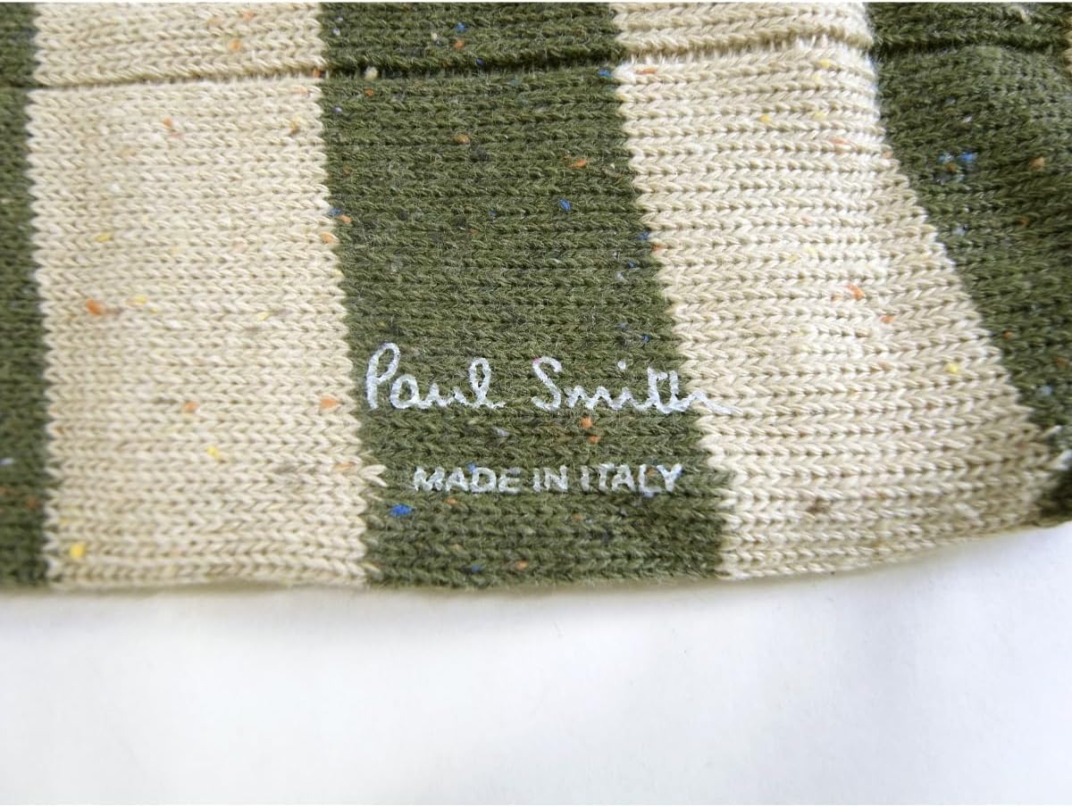 Paul Smith Men's Stylish Striped Signature Rib Socks, 3 Pairs