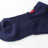 Polo Ralph Lauren 03207894 Women's Socks, Organic Cotton, Sole Pile, One Point, Sneaker Socks