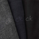 Calvin Klein 92572200 3 Pair Set, Antibacterial and Odor Resistant, Thick Rib, One Point Embroidery, Crew Length, Business Socks, Men's Socks, Men's, Black