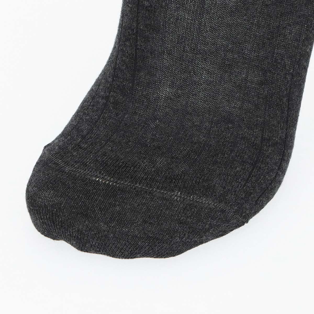 Calvin Klein 92572200 3 Pair Set, Antibacterial and Odor Resistant, Thick Rib, One Point Embroidery, Crew Length, Business Socks, Men's Socks, Men's, Black