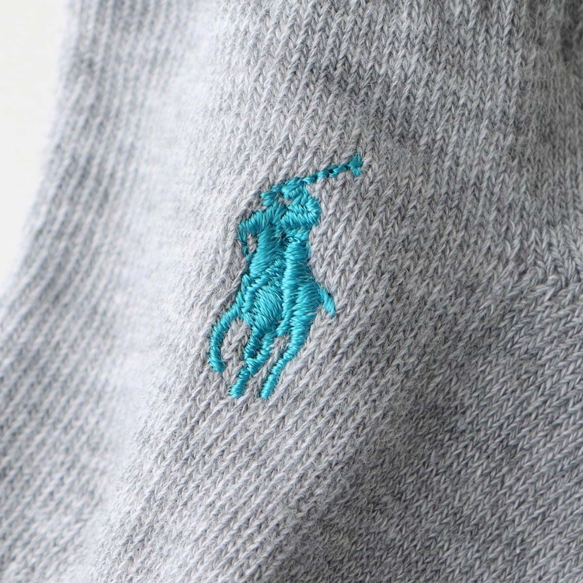 Polo Ralph Lauren 93246912 Women's Socks (3 Pair Set), Footed Pile, One-Point Sneakers Socks, Unisex Adult