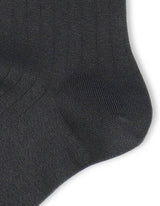 Calvin Klein メンズ抗菌防臭ソックス|太リブ・クルー丈ビジネス靴下