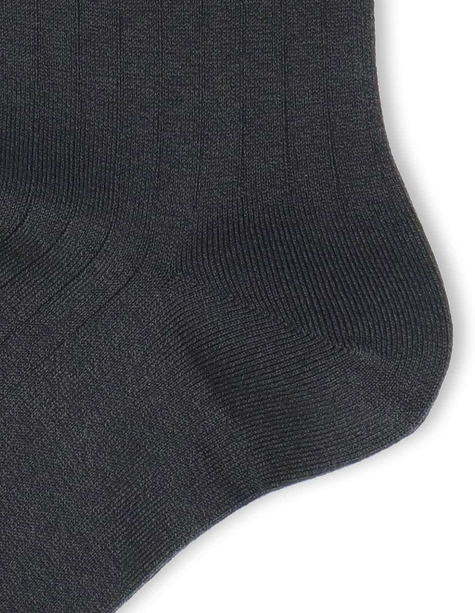 Calvin Klein メンズ抗菌防臭ソックス|太リブ・クルー丈ビジネス靴下