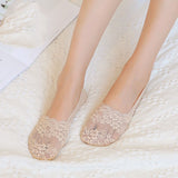 ラブリーレース_レディース レース フットカバー 浅履きソックス