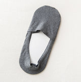 メンズ コットン インビジブルソックス|夏用滑り止め付き 10足セット