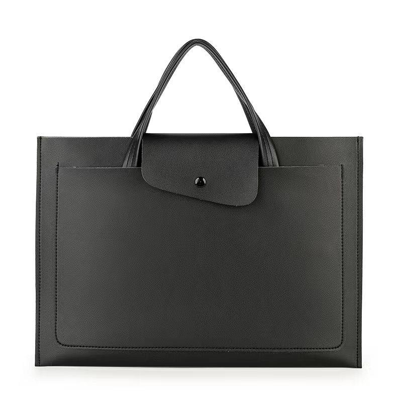 Workly Business Casual PU Leather Laptop Bag