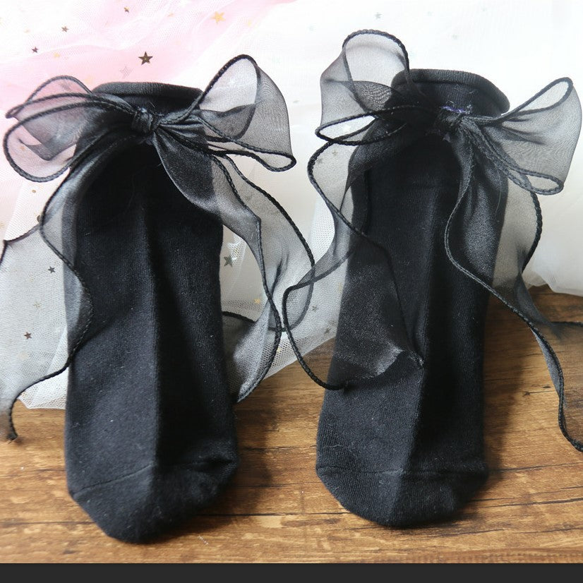 ガーリッシュボウ ロリータソックス | レース&フリル付き可愛いレディース