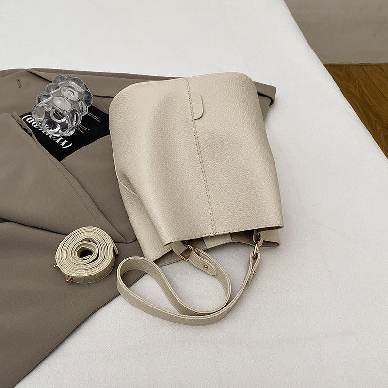 URBAN FORM_Elegant Bucket Bag Set Minimal Shoulder/Crossbody