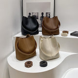URBAN FORM_Elegant Bucket Bag Set Minimal Shoulder/Crossbody