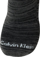 Calvin Klein Men's Cushioned Quarter Socks (6 Pack), Size Shoe Size: 7-12, Solid Black, Solid black
