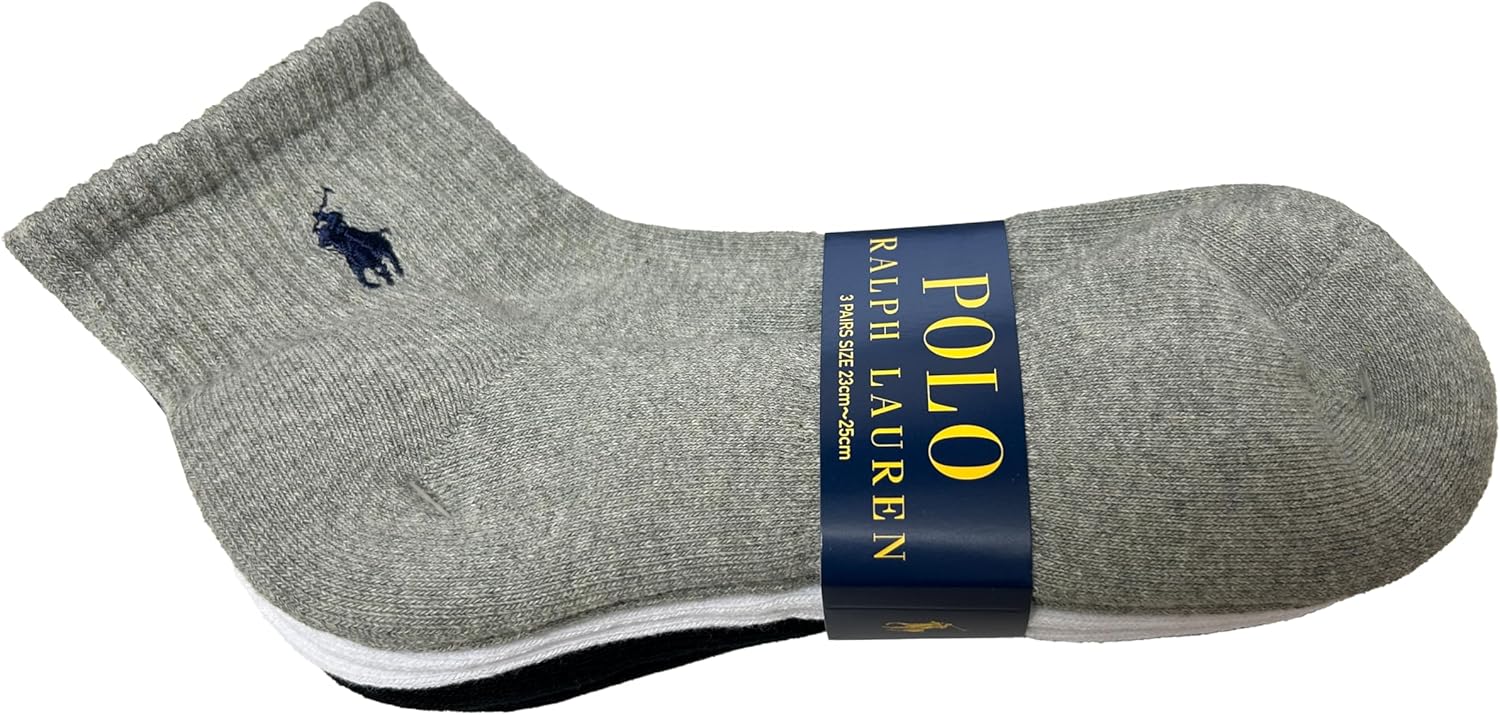 ポロ ラルフローレン POLO RALPH LAUREN 靴下 ソックス 3足セット ショート丈 メンズ MEN プレゼント 贈り物 贈答