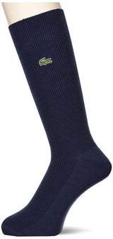 ラコステ メンズ靴下|公式クロックエンブレム1×1リブニットソックス