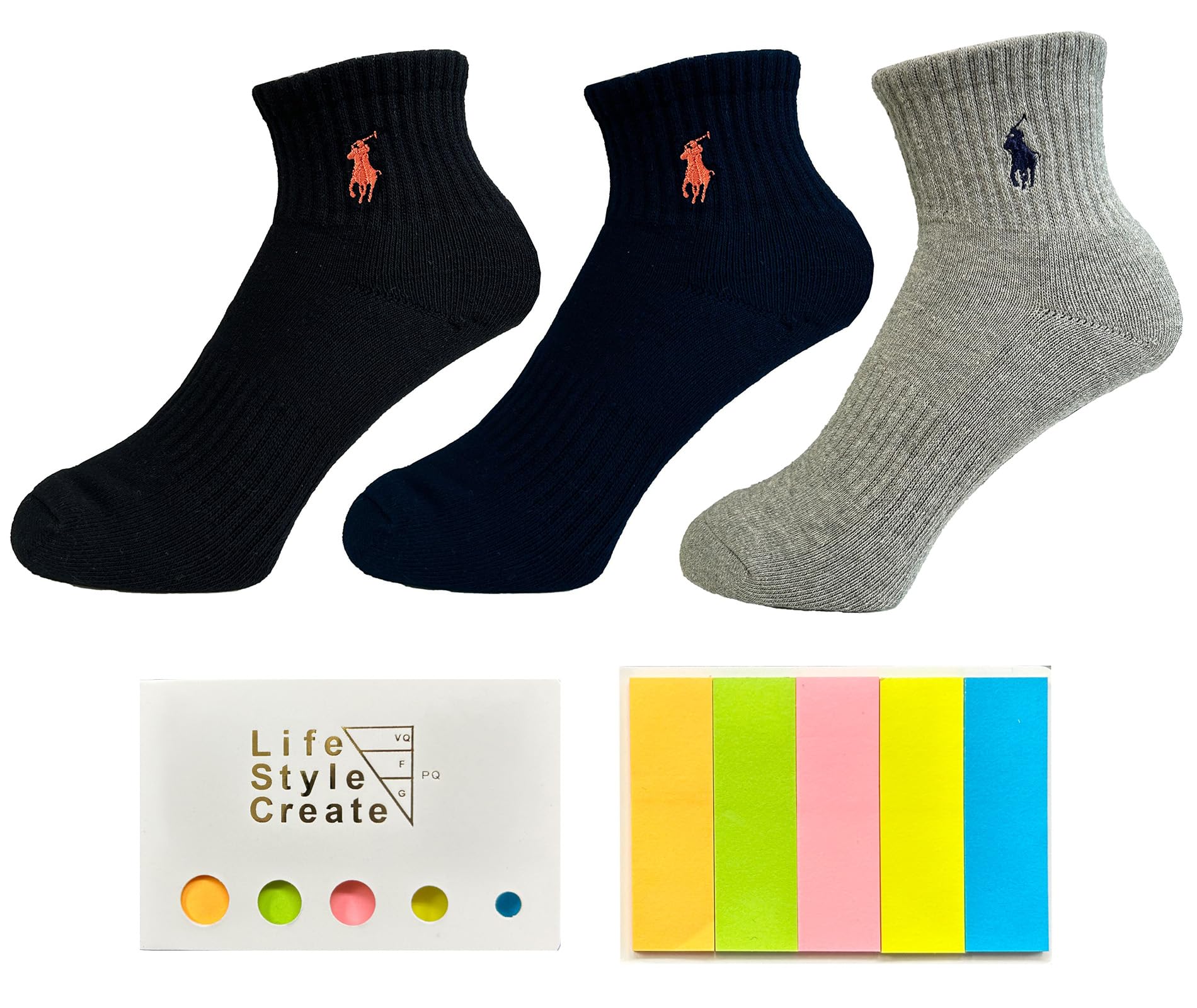ポロ ラルフローレン POLO RALPH LAUREN 靴下 ソックス 3足セット ショート丈 メンズ MEN プレゼント 贈り物 贈答