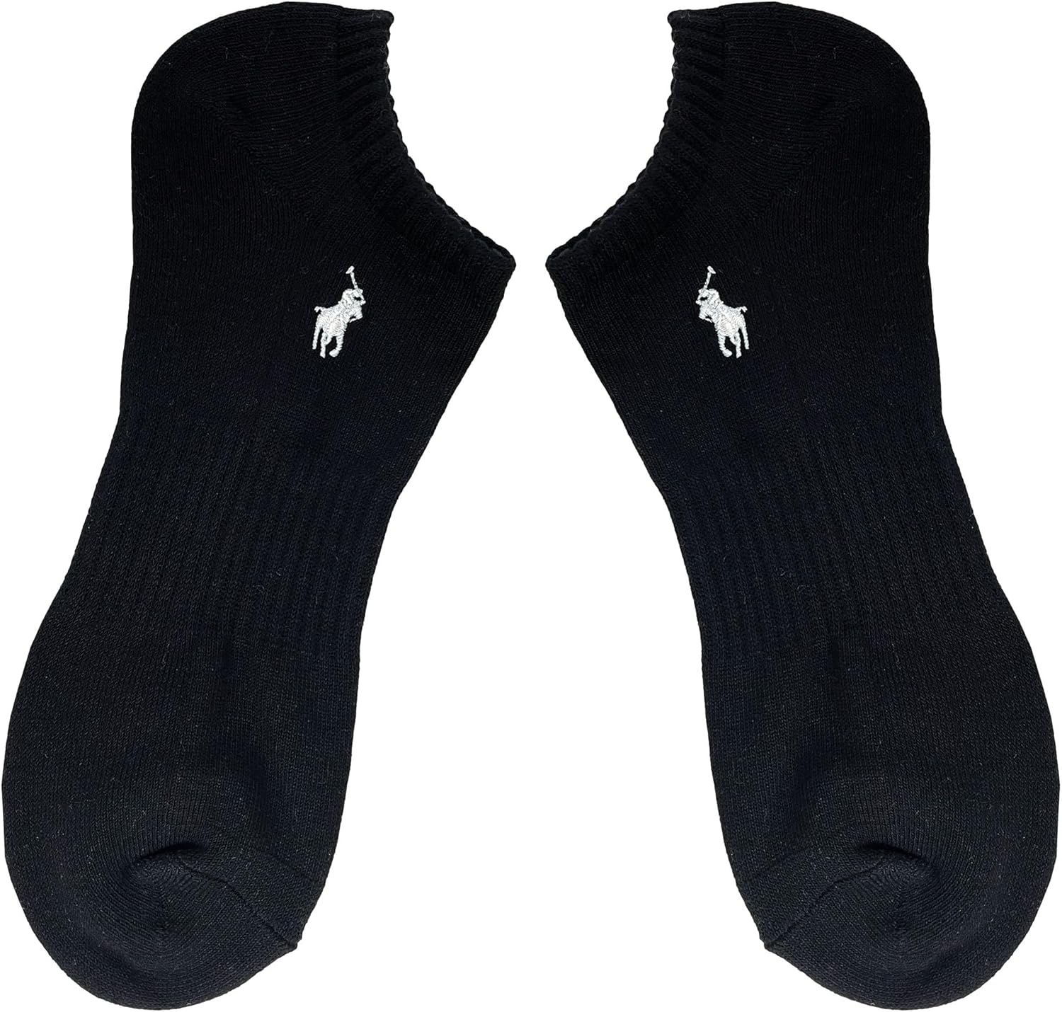Polo Ralph Lauren Socks, 3 Pair Set, Short Length, Men's, Women's, Unisex, Present, Gift, Black x White x Gray A, 25.0-27.0 cm