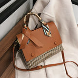 チェッコ_チェック柄 ショルダー&メッセンジャーバッグ