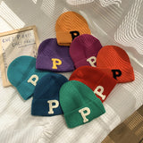 レトロキャップ_秋冬 アメリカンレトロ ゆるフィット 防寒ニット帽