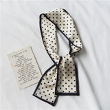 サテンエレ_上品でシンプルな ダブルサテン シルクスカーフ