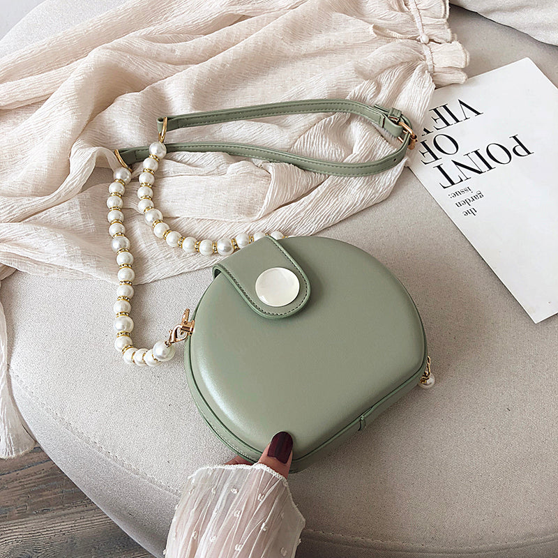 パールミュゼ_パール付き ミニクロスボディバッグ レディース