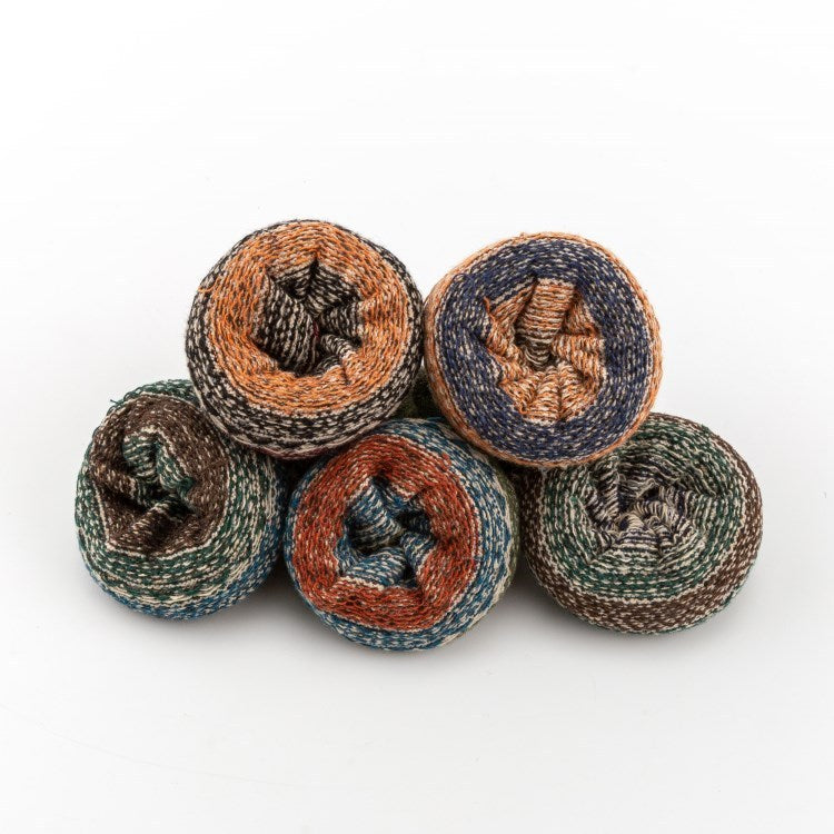 デイリーウォーム メンズ厚手ソックス | 冬用チェック柄5足セット