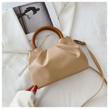 プリュムクラウド_クラウド風 プリーツ ミニショルダー レディース クロスボディバッグ