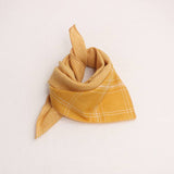 コットンスマイリー_コットン素材 キッズ三角ネックスカーフ 男女兼用 よだれかけにも