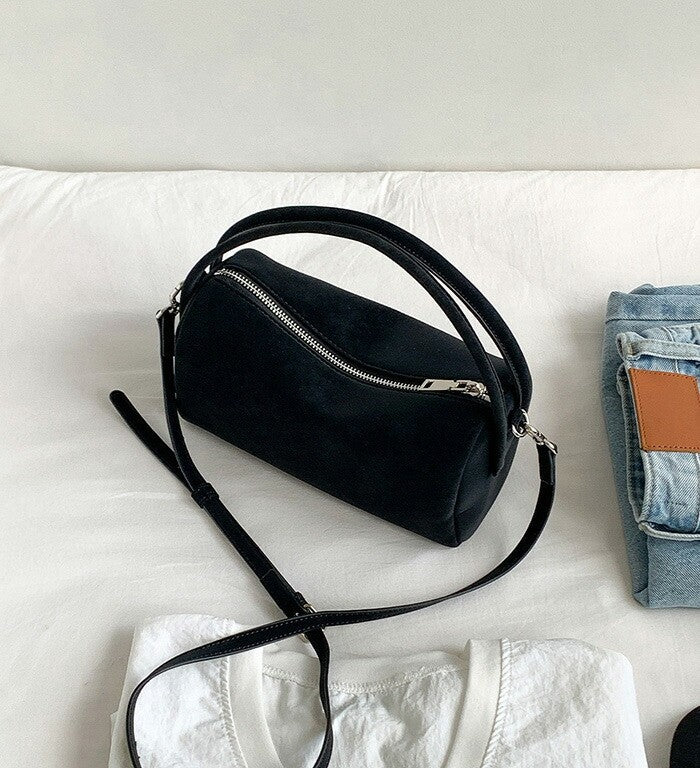 MATTE PILLOW_Matte finish Boston-style pillow bag square handbag