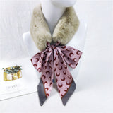 ファームーン_韓国風 厚手あったか冬マフラー レディーズ向け