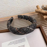 Bandellia Check Muse Autumn/Winter New Classic Check Sponge Hairband