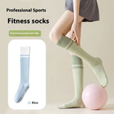 ヨガフィット5_レディース カーフソックス 滑り止め付き 着圧 チューブソックス