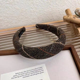 Bandellia Check Muse Autumn/Winter New Classic Check Sponge Hairband