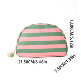 SHELL STRIPE Shell-shaped Cosmetic Pouch Storage Bag