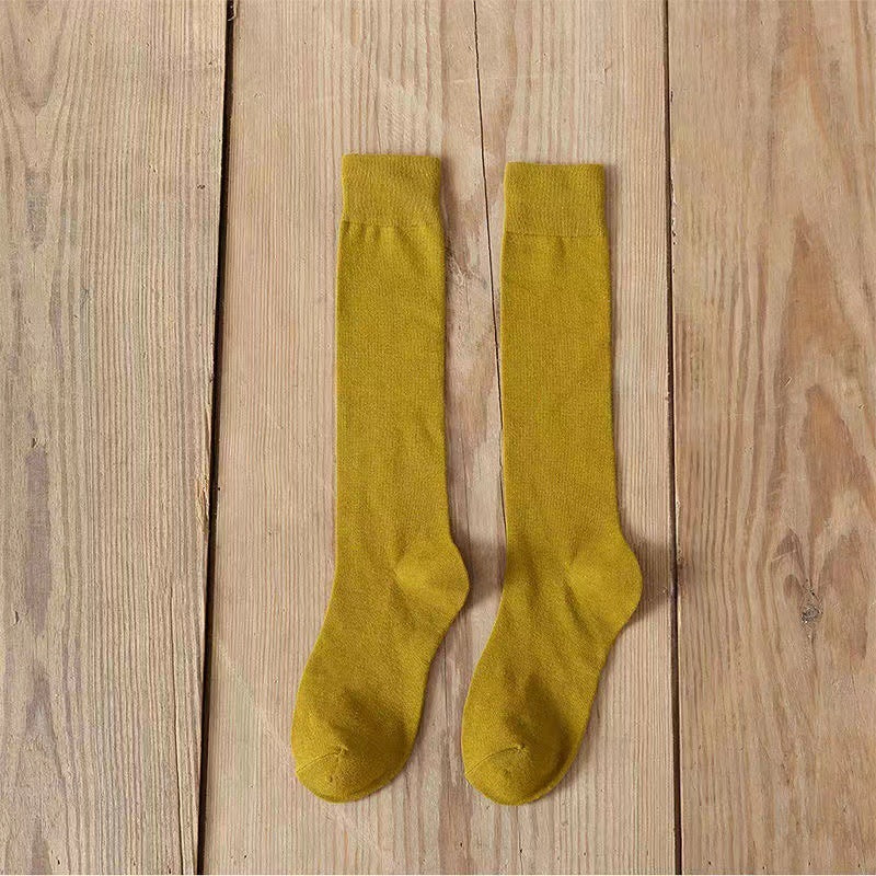 ミルキームード_レディース 秋冬 個性デザイン ファッションミドルソックス