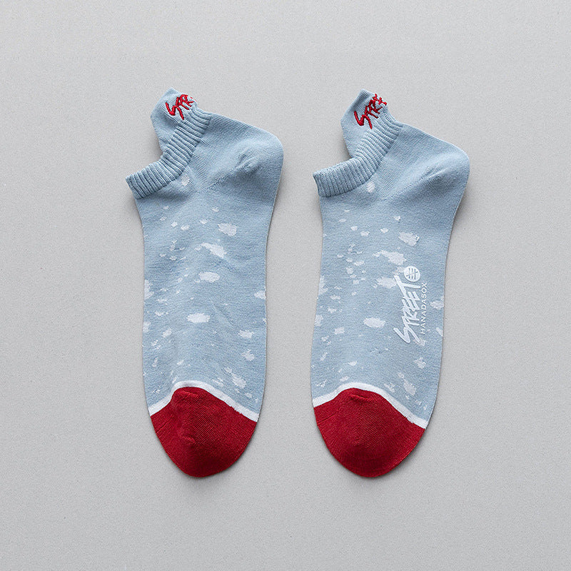 フレッシュステップメンズ 夏用 コットン 消臭 吸汗 ローカットソックス