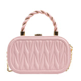 BOX CHAIN_Mini Square Box Chain Shoulder/Crossbody Bag