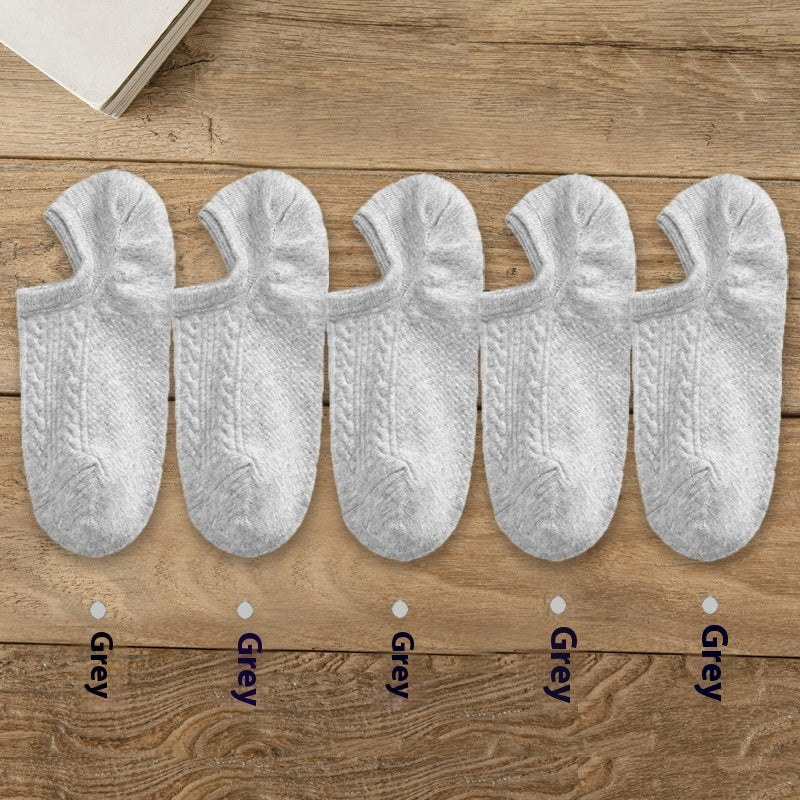 デイリーベーシック メンズショートソックス | 麻の葉柄アンクル丈セット