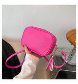 レトロミニ_レトロシンプル 2WAY ミニスクエア ショルダー/クロスボディバッグ