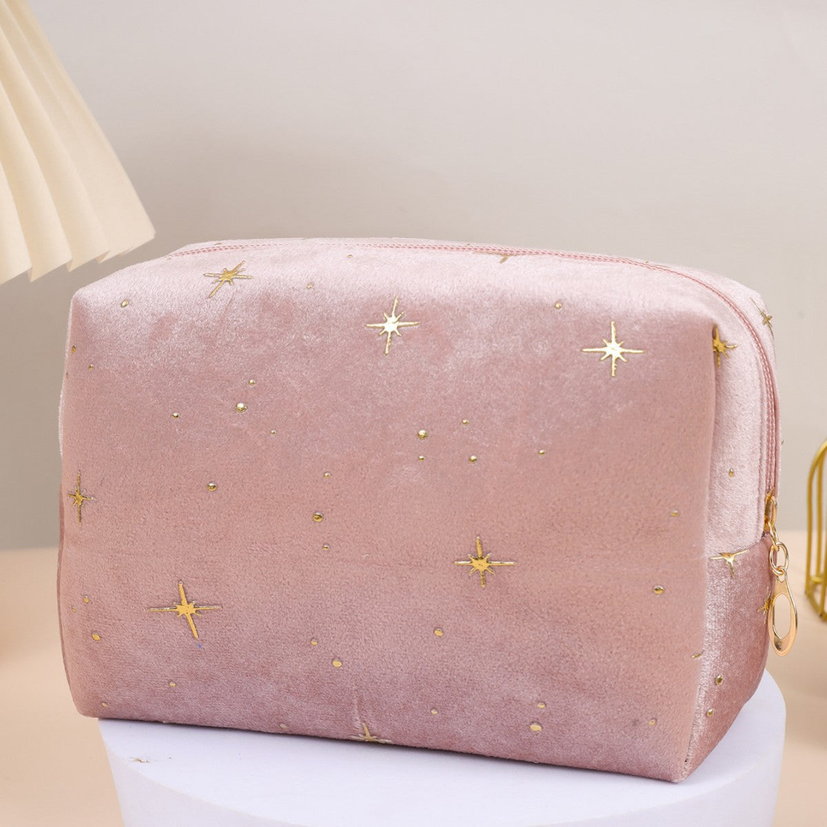 ジップポーチ_コスメ用 ジッパー付き トラベルポーチ 収納バッグ