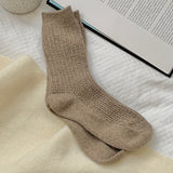 デイリーウォーム_レディース 厚手 裏起毛 あったかウールソックス